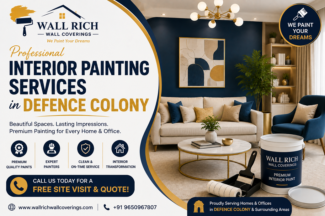 Interior Painting Services in Defence Colony